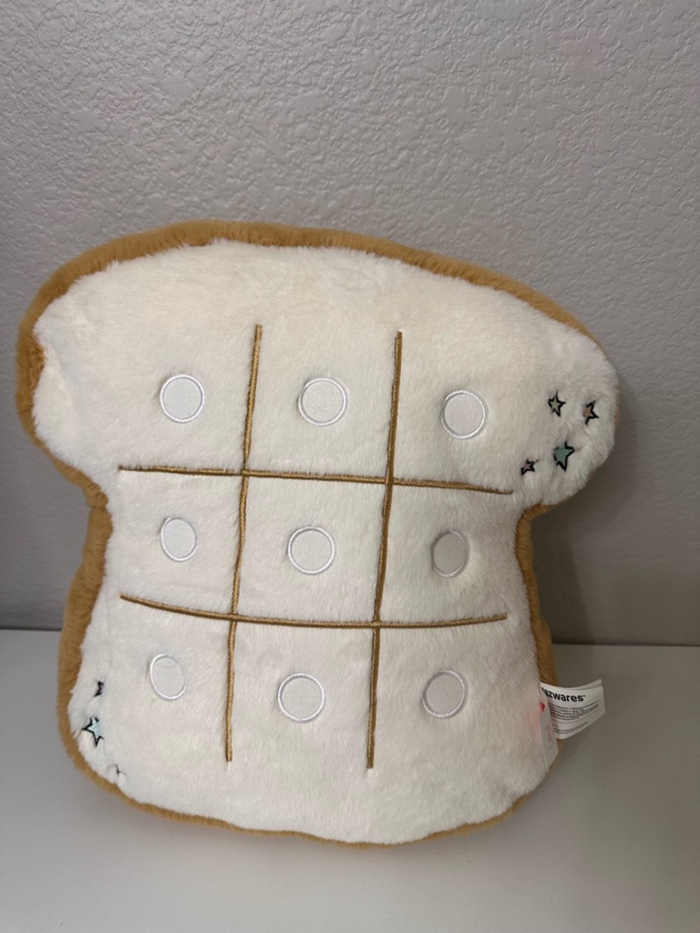 Russ Berrie Breakfast Toast Tic Tac Toe Plush Playset Game - Picture 2 of 3